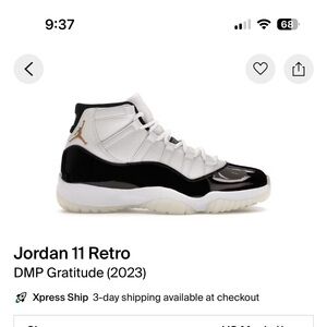 Jordan 11 gratitude